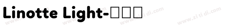 Linotte Light字体转换